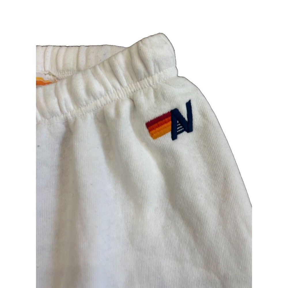 Aviator Nation Stars And Stripe white Sweatpants Patriotic USA Red White Blue - Picture 3 of 6